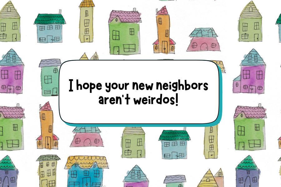 "I hope your new neighbors aren’t weirdos!" Card Candles